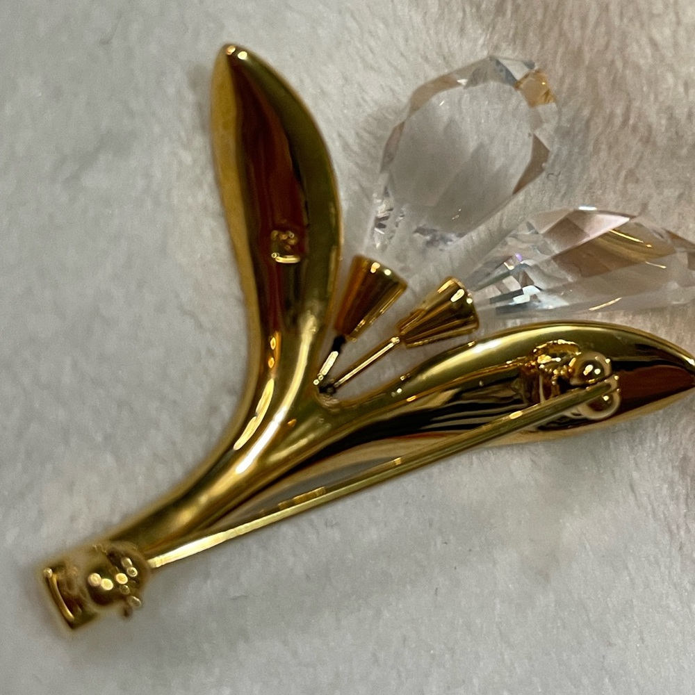 Swarovski Flower Brooch 💛 - Picture 4 of 4